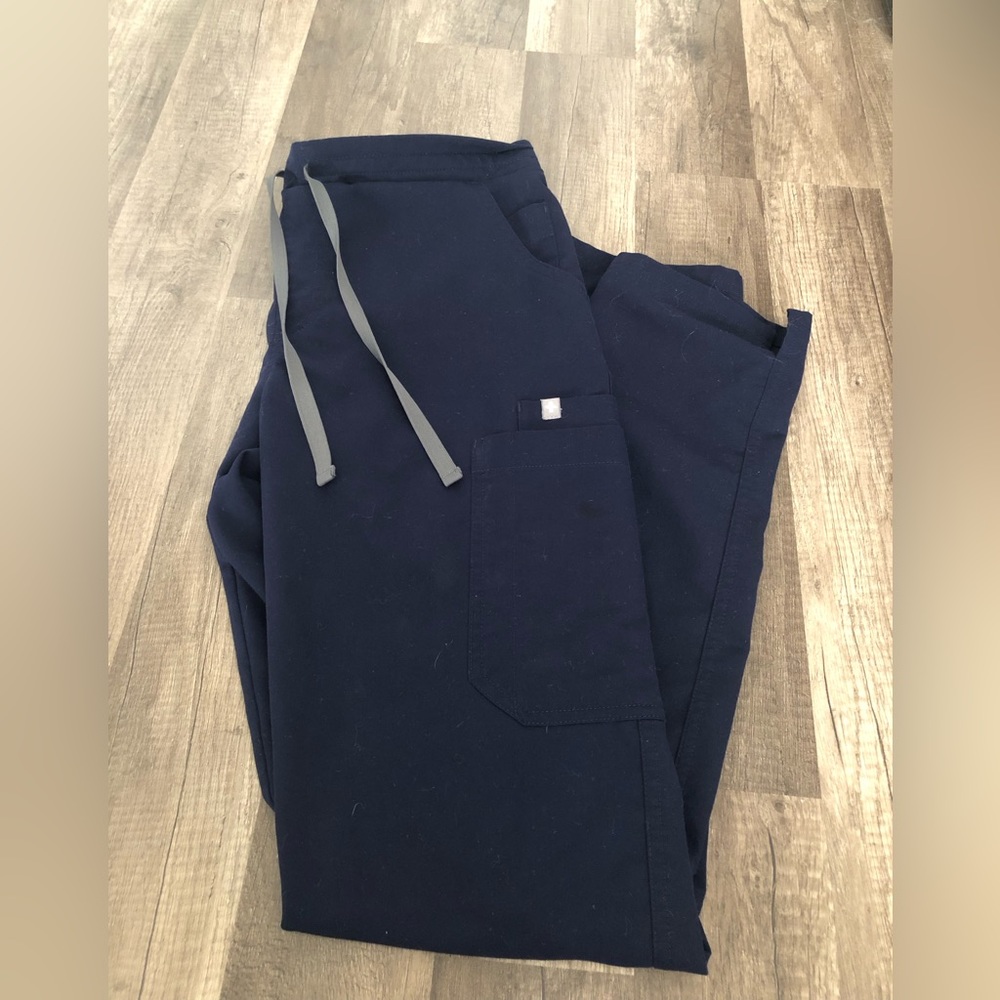 Figs Yola skinny scrub pant Navy Blue Small Tall